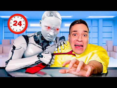 РОБОТ С ИЗКУСТВЕН ИНТЕЛЕКТ МЕ КОНТРОЛИРА ЗА 24 ЧАСА!