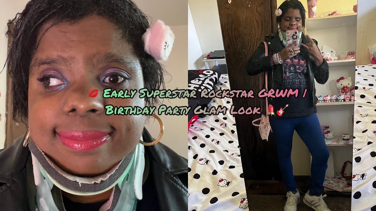 💋 Ранняя суперзвезда Rockstar GRWM | Гламурный образ на день рождения 💄🎸