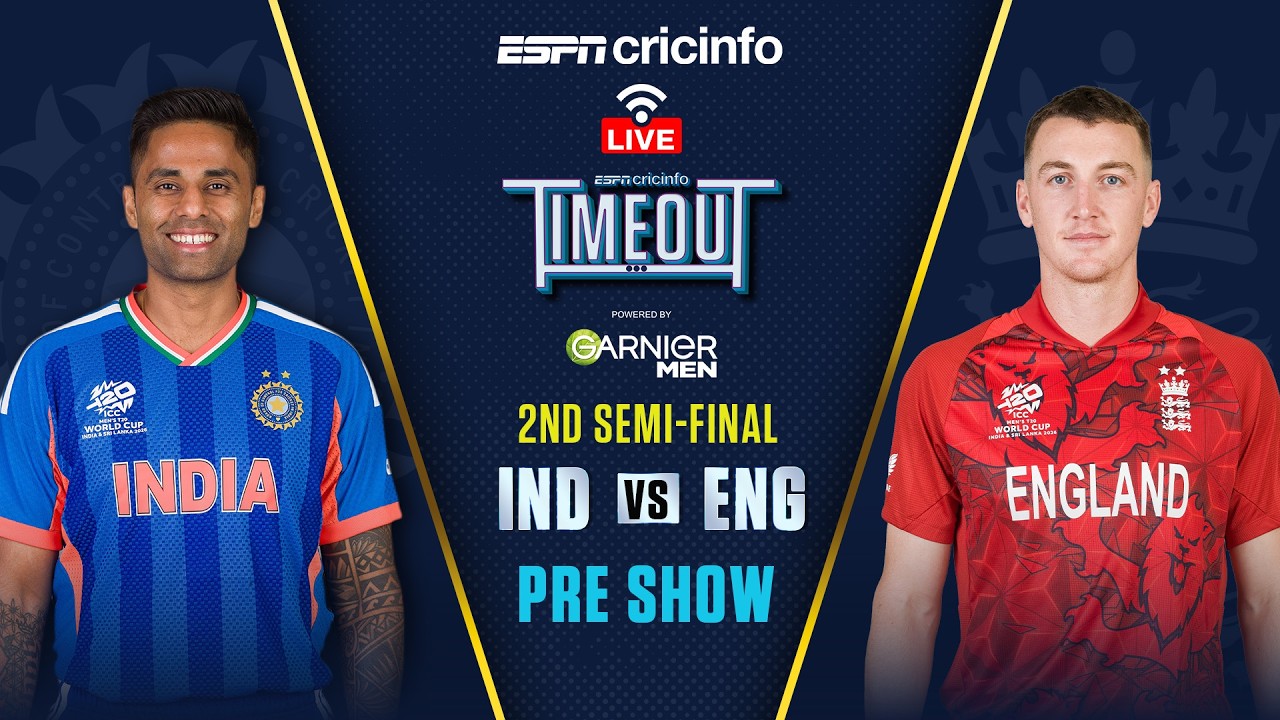 India vs England LIVE Build-Up | T20 World Cup 2026 Semi-Final | Third Straight SF | IND vs ENG