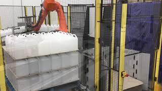 Information Bottle Palletising Cell With Leak Tester Update