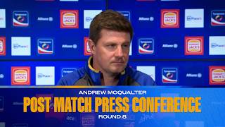 McQualter post-match v Tigers
