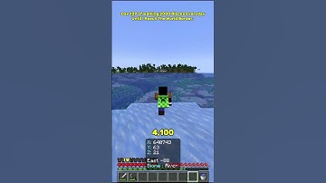 Day 139 of walking 2000 Blocks Every day until I reach the World Border. #minecraft #fypminecraft