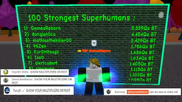 5 Quadrillion Body Toughness + Multipliers Revealed? (Q&A) - Super Power Training Simulator (ROBLOX)