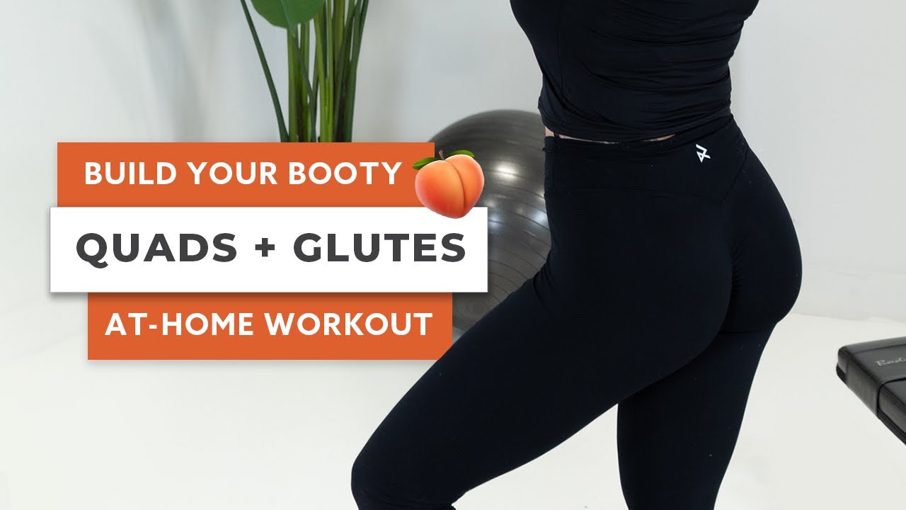 Booty & Quad Burn 🍑 | Lower Body Strength & Tone (Minimal Equipment)