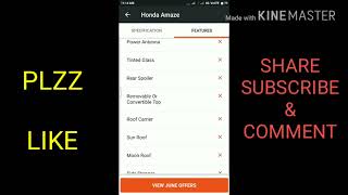REVIEW OF THE NEW HONDA AMAZE FROM THE APP CAR DEKHO. |GJ THE YOUTUBER |