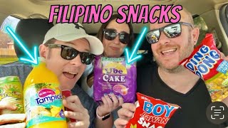 Filipino Grocery Store | Ube Cake, Tampico, Ding Dong + More | Taste Test!