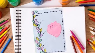 Aesthetic Journal Page | Colorful Doodle Art | N21art #borderdesign #frontpageidea 