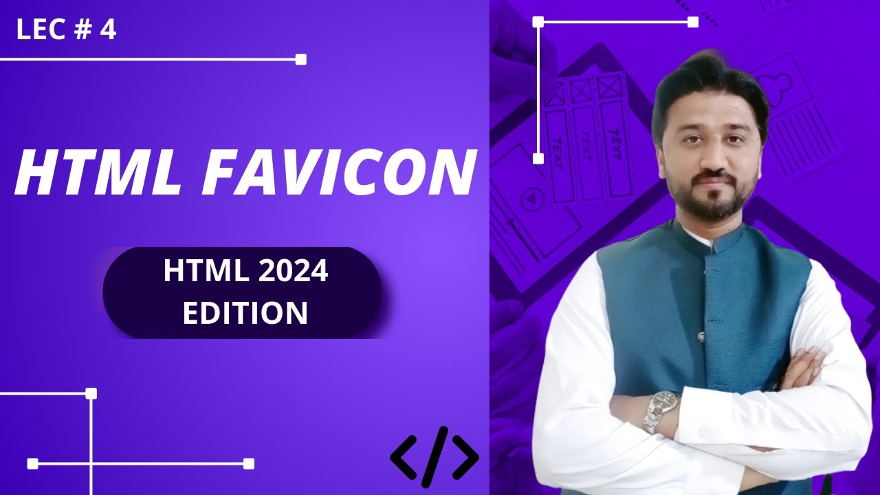 How to Add a Favicon to Your Website | HTML Favicon Tutorial | Lec-4 ...