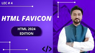 How to Add a Favicon to Your Website | HTML Favicon Tutorial | Lec-4 | Set HTML Favicon