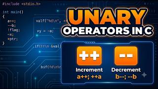 Unary Arithmetic Operators in C| C Programming| MCS-201