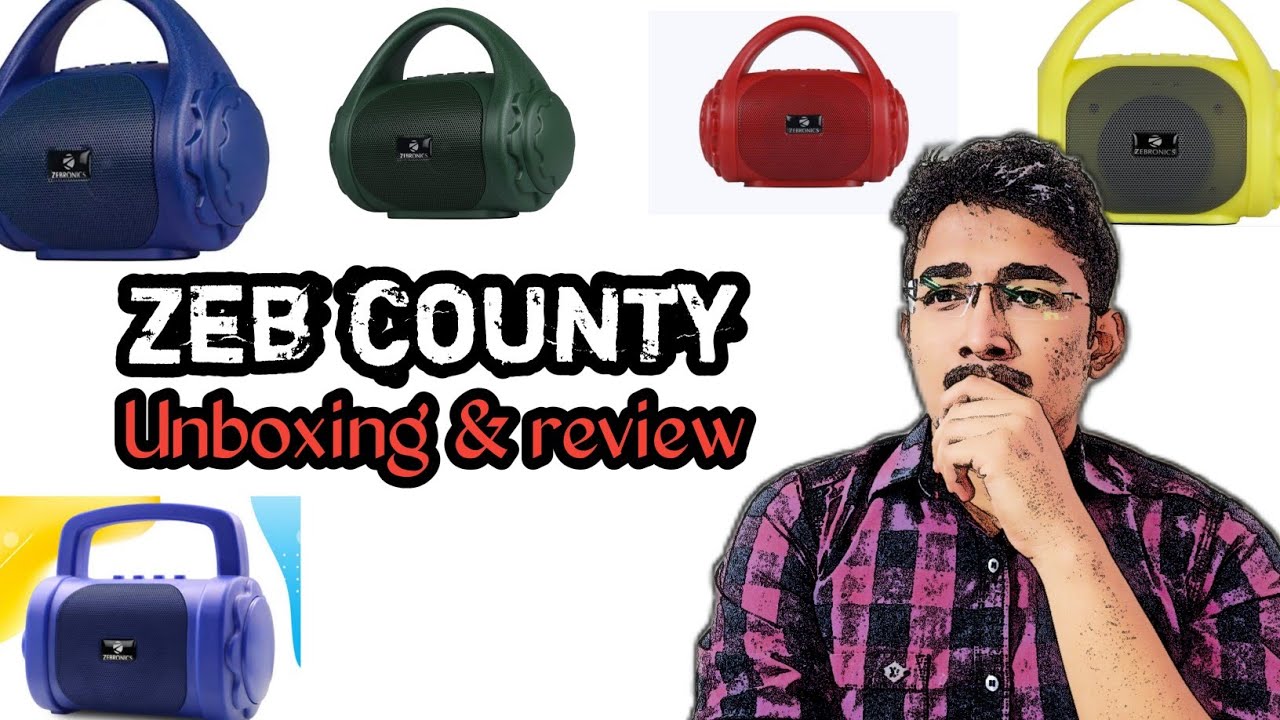 zebronics zebcounty 3 portable wireless speaker tamilzebronics zeb