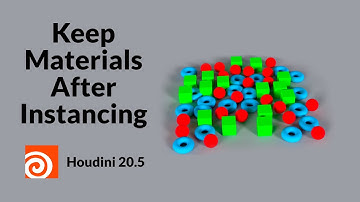 Retain Materials When Instancing in Solaris | Houdini 20.5