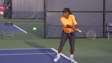 Serena Williams Backhand In Super Slow Motion - 2013 Cincinnati Open