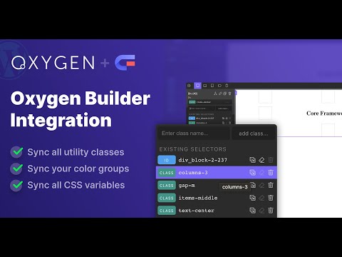 Oxygen Integration Addon