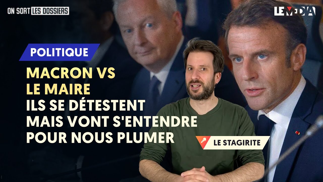 ⁣MACRON VS LE MAIRE : ILS SE DÉTESTENT MAIS VONT NOUS PLUMER