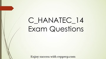 SAP HANA Technology Certification Exam Guide and Latest Questions Answers