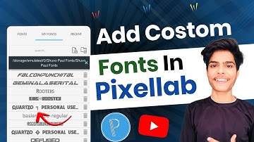 how to add custom fonts in pixellab || pixellab me font kaise add kare | @ManojDey  thumbnail font