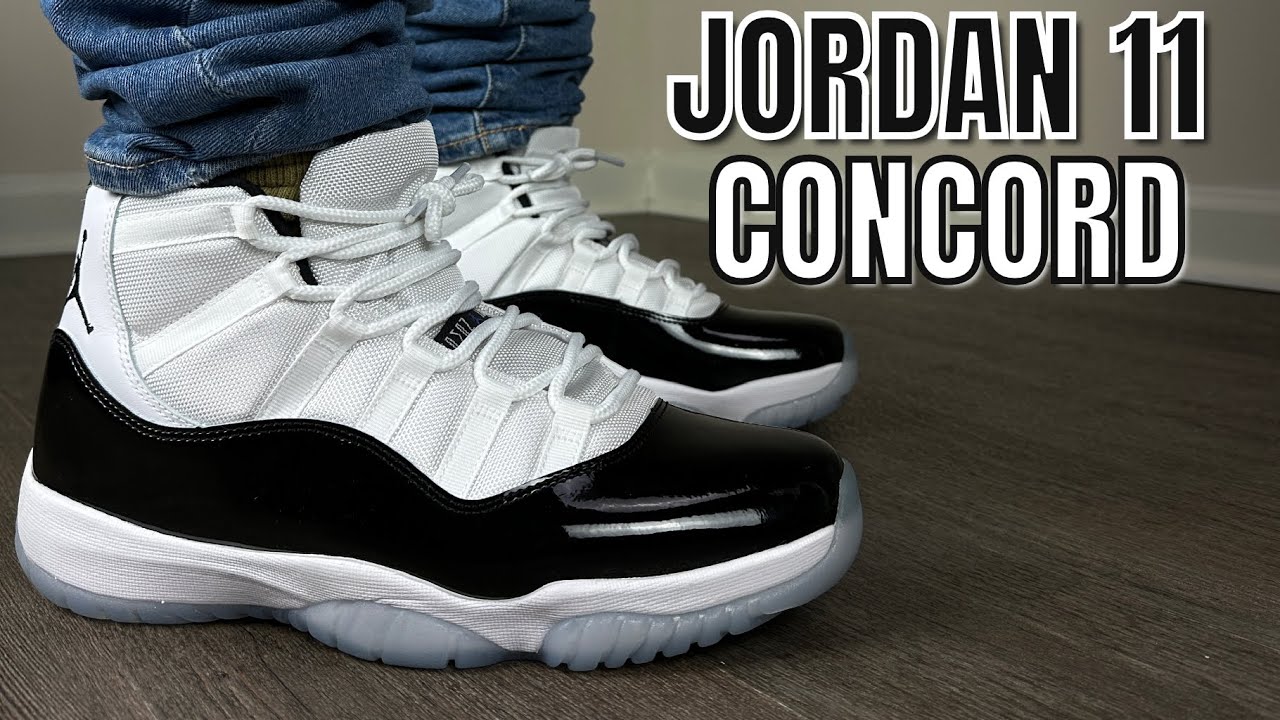 jordan 11 concord on feet