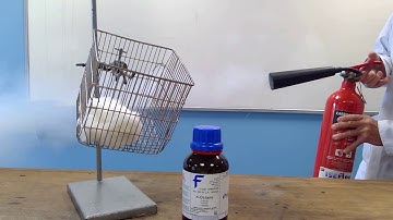 Demonstration of Carbon Dioxide: Fire Extinguishers (Part 2)