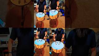 [USE HEADPHONES] - Shorty Flat Bass Drums for #marchingband #drumline SPLIT SINGLES
