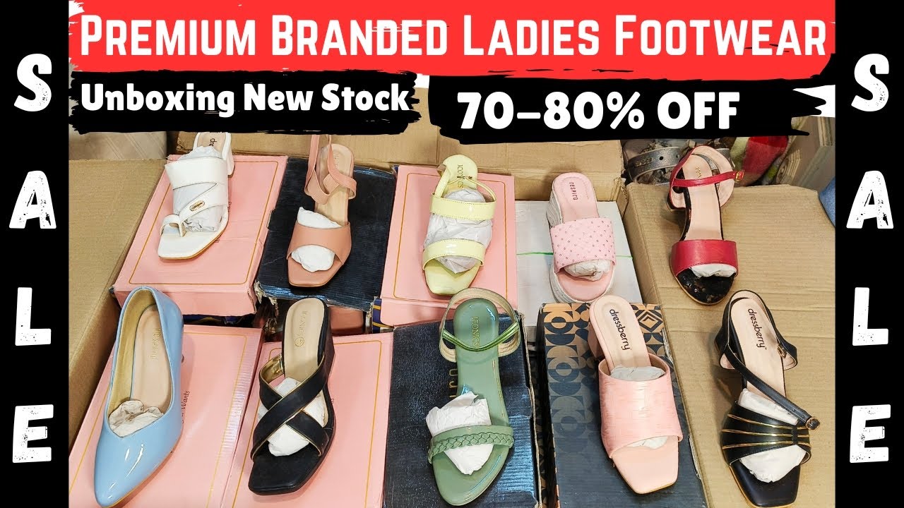 Unboxing All New Stock | Premium Branded Ladies Footwear | Heels | Sandals | Slides | Big Discount