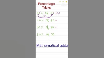 #percentage #maths #shorts #tricks