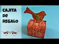 Caja de Regalo, Manualidades de Papel, Caja Scrapbook