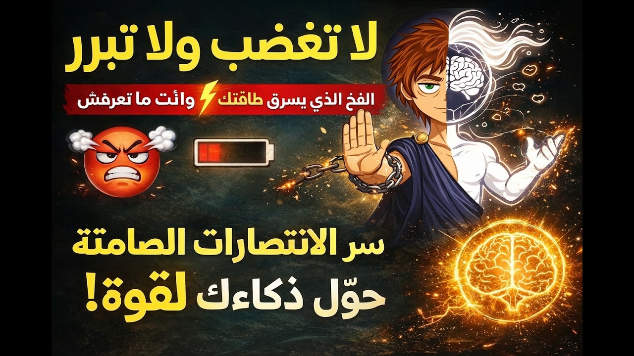 لا تغضب ولا تبرر | الفخ الذي يسرق طاقتك وأنت ما تعرفش