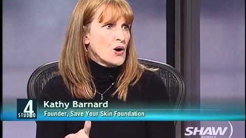 Kathy Barnard on Studio 4 with Host Fanny Kiefer