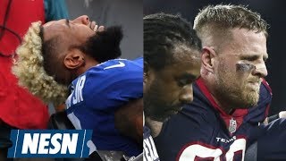 While You Were Sleeping: J.J. Watt and Odell Beckham Jr. Injury Reports