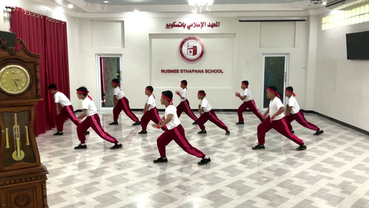 การแข่งขันออกกําลังกายประกอบเพลง ระดับประถมศึกษา โรงเรียนรัศมีสถาปนา