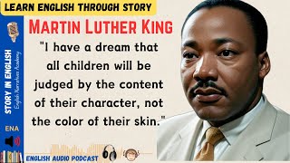 Martin Luther King, Jr/Story in English /listening English practice/ Learn English level 1