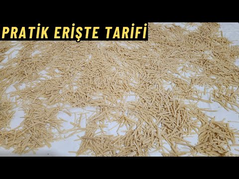 Hamuru Makineyle Yoğurdum Evde Erişte Yaptım 😍 En Pratik Ev Eriştesi Tarifi! ✅ 🏆 🙏 Hamuru Makineyle Yoğurdum Evde Erişte Yaptım 😍 En Pratik Ev Eriştesi Tarifi! ✅ 🏆 🙏