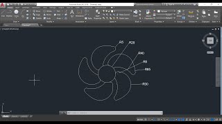 AutoCAD  How to Make Fan/Propeller Shaft