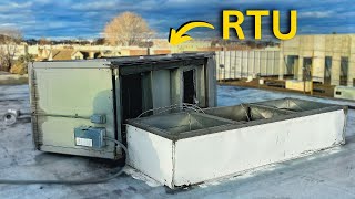 Crazy Reason this Roof Top Unit Fell Over!
