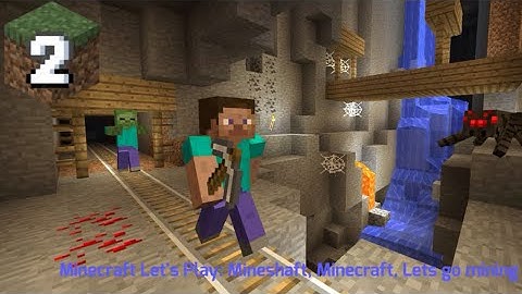Minecraft Let’s Play: Mineshaft, Minecraft, Let’s go mining #2