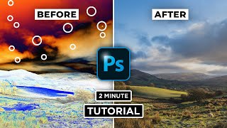 How to Scan & Remove Sensor Dust in Photoshop 2022 #2MinuteTutorial