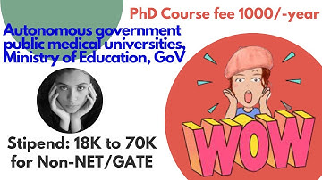 AIIMS, Bhopal PhD admissions 2023 II Non-NET - 18k to 70K per month II Direct Interview II Hurry