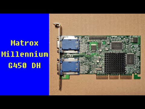 Видеокарта Matrox Millennium G450 Dual Head #GPUJune