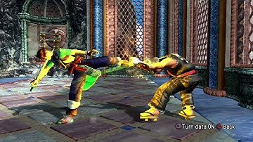 Soul Calibur II - Hong Yun-Seong Command List [HD]