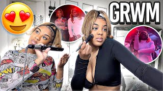 grwm \& come host a college party with us 🥳🍾