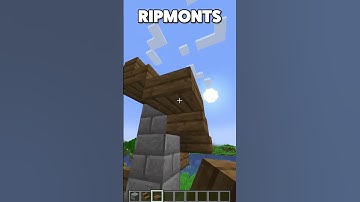 Minecraft spiral staircase