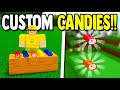 how to get CUSTOM CANDIES!! | Build a Boat for Treasure ROBLOX
