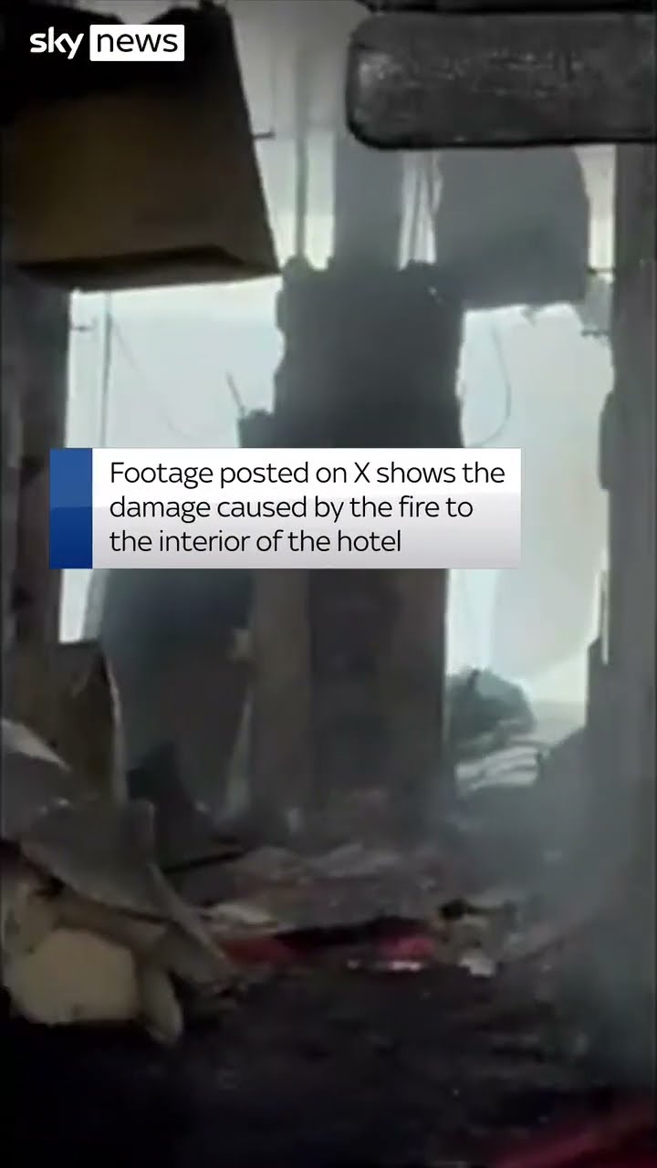 Inside the Turkish ski resort destroyed by a fire