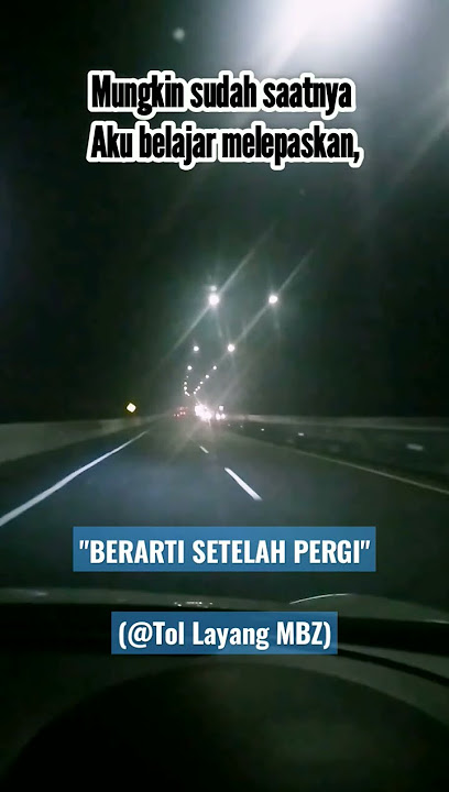 BERARTI SETELAH PERGI (Lagu 'Inget Ka Mantan - Ade Astrid)