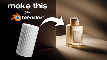 You Can Create This Stunning Perfume Bottle in Blender Under 30 Minutes | Lighting & Modeling Tips