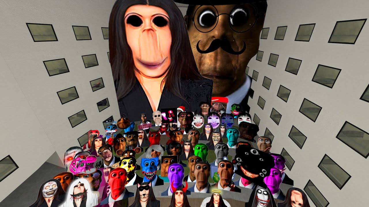 NEW BIG ROSALIA AND OBUNGA BIG BOSS VS Nico's Nextbots Nextbots in Garry's  Mod!!! part 49 