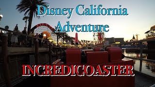 DISNEY CALIFORNIA ADVENTURE INCREDICOASTER!!! POV (GOPRO HERO 5)