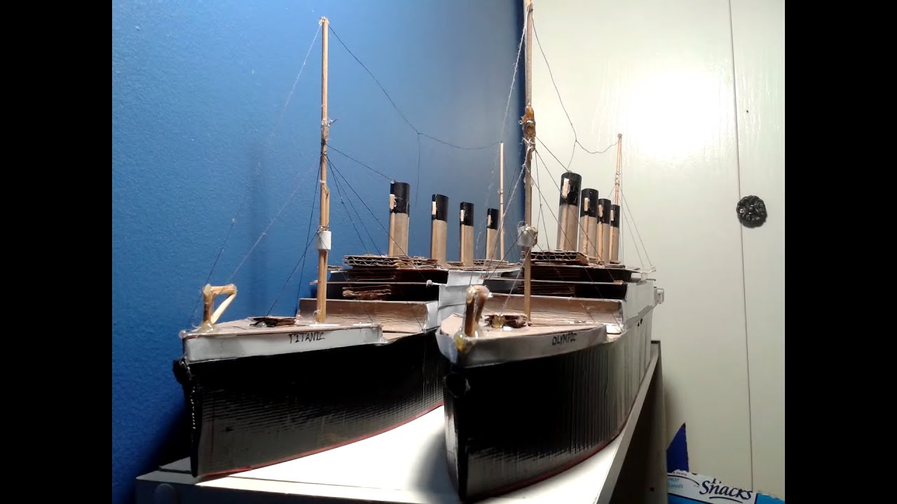 RMS Titanic [Cardboard Model] - YouTube