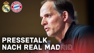 Thumbnail for LIVE 🔴 Pressetalk nach Real Madrid - FC Bayern | UCL-Halbfinale | 🇩🇪